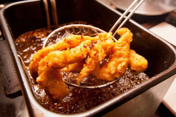 Deep Frying Process Wakwaw Chicken